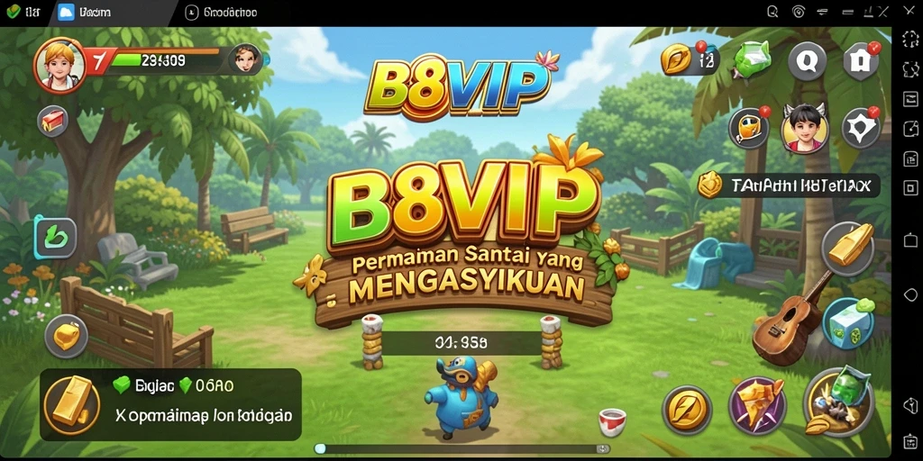 Screenshot utama B8VIP menampilkan gameplay yang seru dan mengasyikkan.