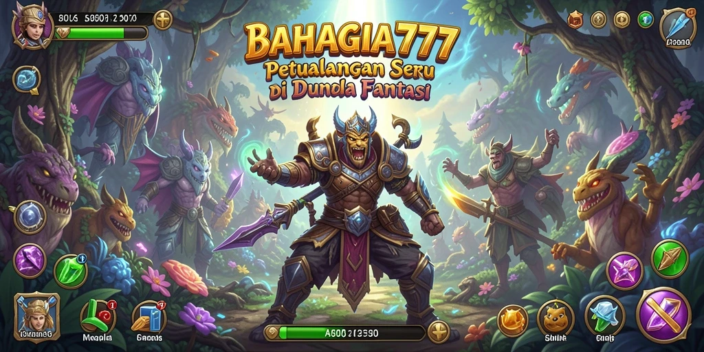 Tampilan gameplay BAHAGIA777 yang seru dan penuh petualangan.