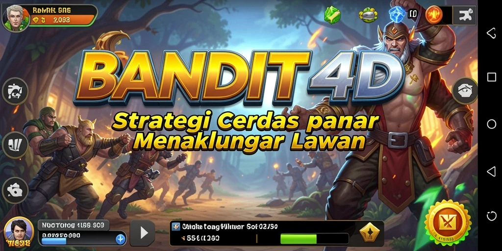 Screenshot gameplay BANDIT4D menampilkan momen strategis yang mendebarkan.