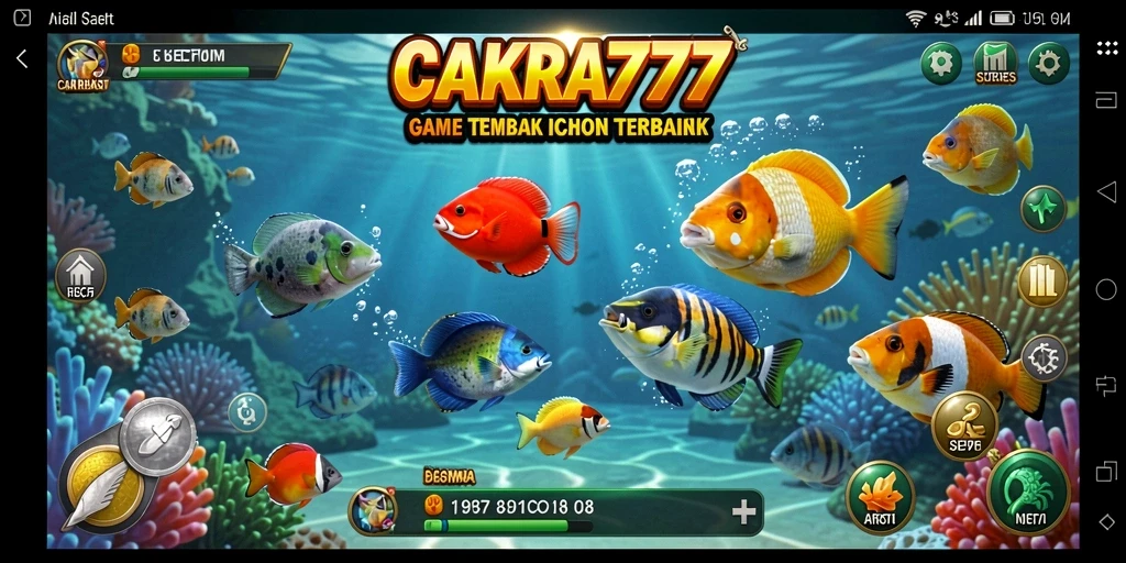Tampilan gameplay menarik dari CAKRA777 dengan visual yang memukau.