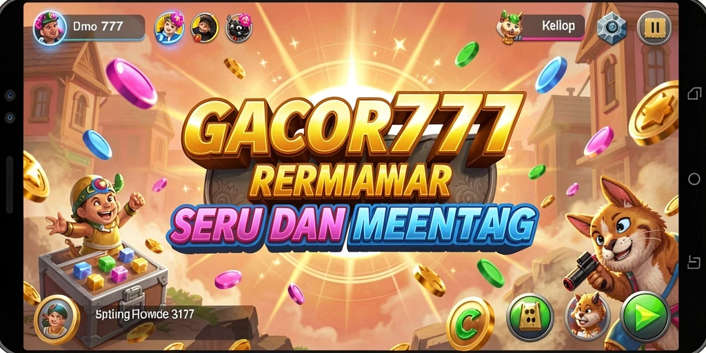 Tampilan menarik dari gameplay Arcade GACOR777.