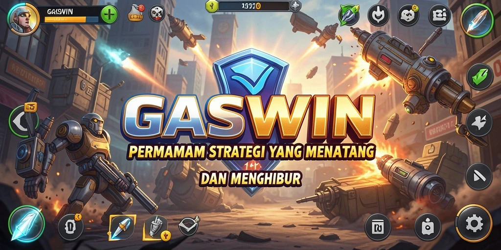 Tampilan gameplay GASWIN yang menantang dan menarik.