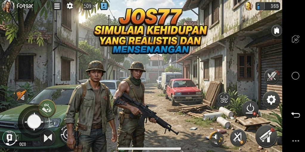 Tampilan gameplay JOS77 yang interaktif dan realistis.