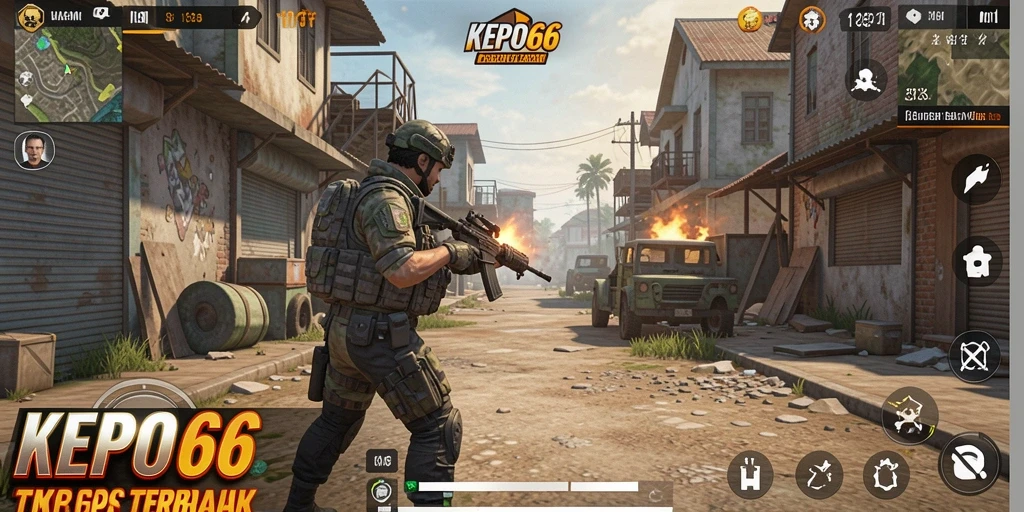 Tampilan aksi seru dalam gameplay KEPO66 yang menegangkan.