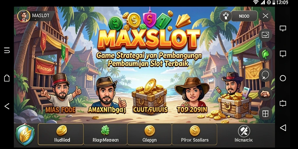 Tampilkan gameplay menarik dan interaksi strategis dalam MAXSLOT.