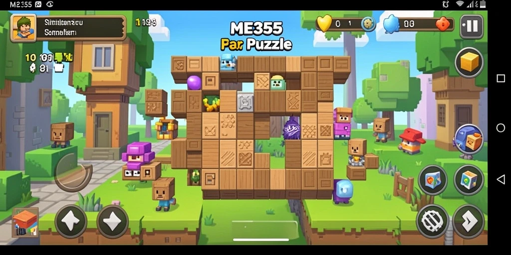 Tampilan menarik dari gameplay ME355 yang penuh tantangan.