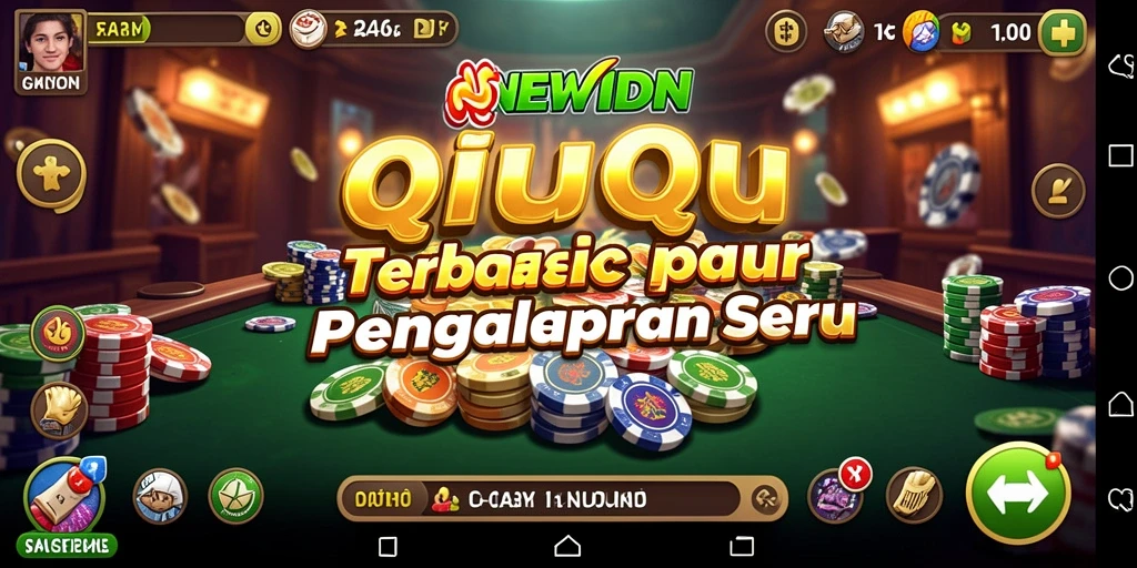 Tampilan gameplay menarik dari game QiuQiu NEWIDN.