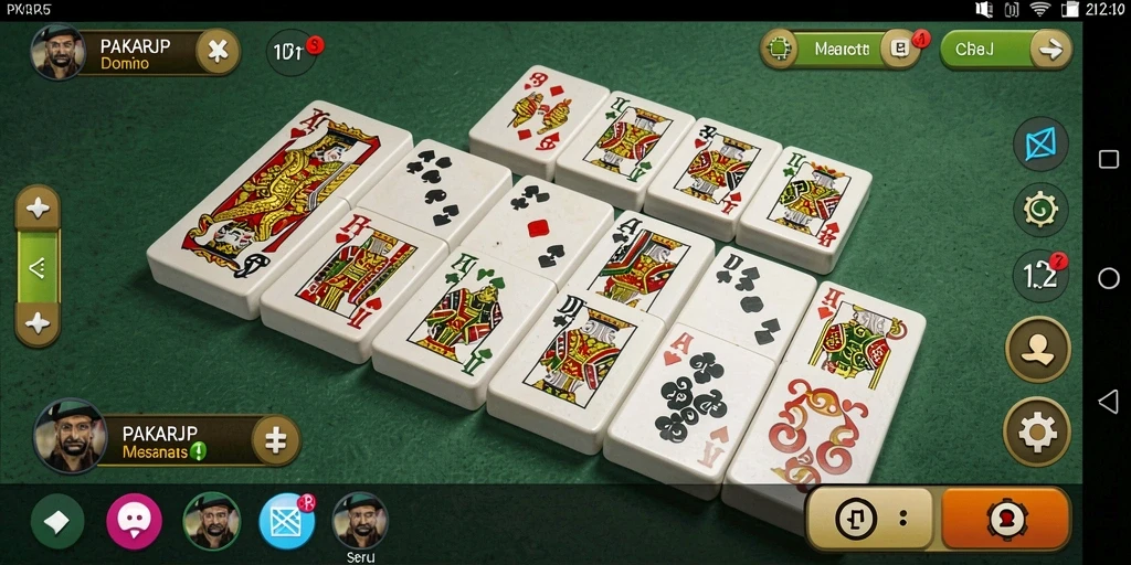 Tampilan gameplay Domino yang seru dan menantang di PAKARJP.