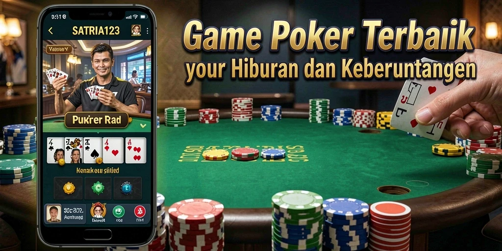 Tampilan gameplay SATRIA123 yang seru dan mendebarkan di dunia poker.