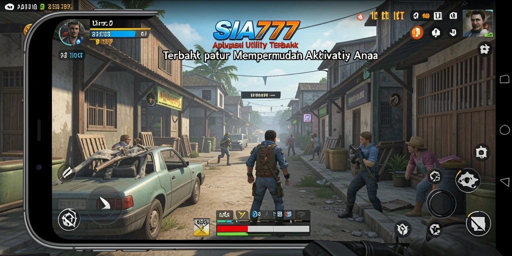 Screenshot utama SIA777 menampilkan antarmuka aplikasi Utility yang ramah pengguna.