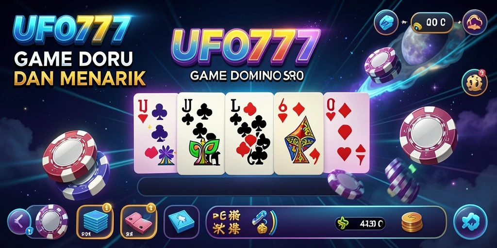 Tampilan menakjubkan dari gameplay Domino di UFO777.