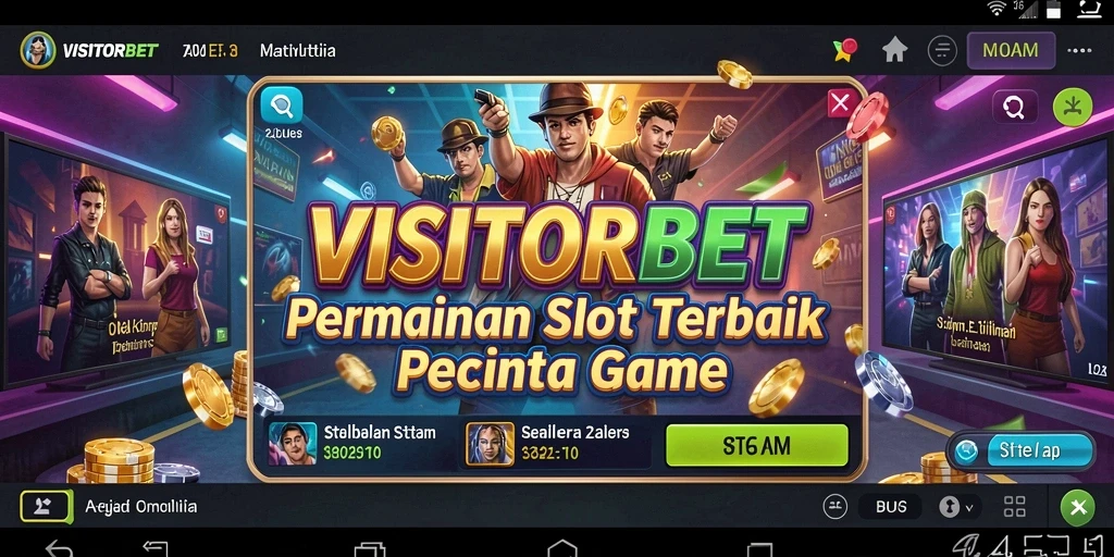 Tampilan gameplay Slot yang menarik di VISITORBET.