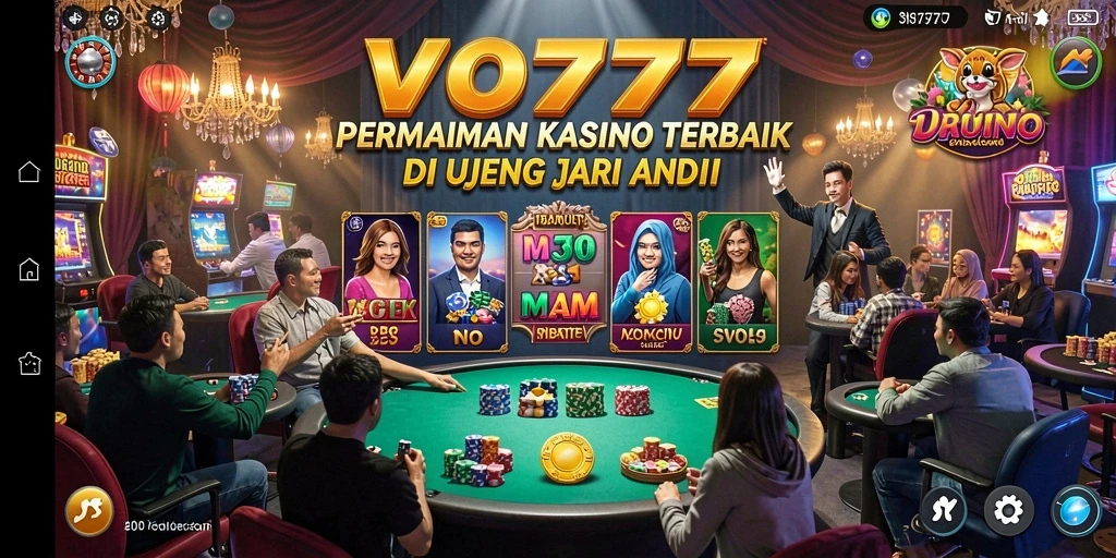Tampilan gameplay VO777 dengan suasana kasino yang memukau.